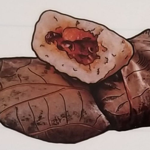 46.瑶柱糯米鸡 Lotus Leaf Rice with Sun Dried Scallop