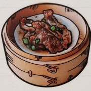 34. 牛仔骨 Black Pepper Steamed Beef Ribs