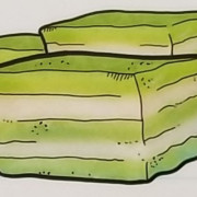 52. 绿茶椰汁糕 Green Tea &amp; Coconut Jelly Cake