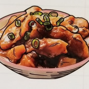 61. 牛筋 Slow Cooked Beef Tendon in Mixed Herbs and Garlic Sauce