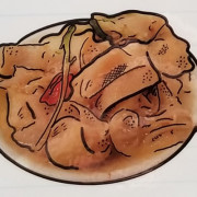 62.牛百叶 Steamed Beef Tripe Marinated in Chili Tofu Sauce