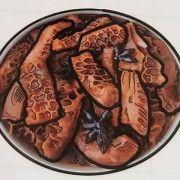 63. 牛肚 Honeycomb Beef Tripe Cooked in Hoisin, Mixed herbs and Ginger Broth